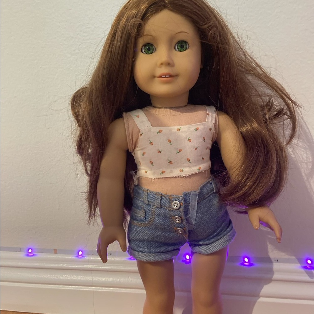 American girl doll with accessories